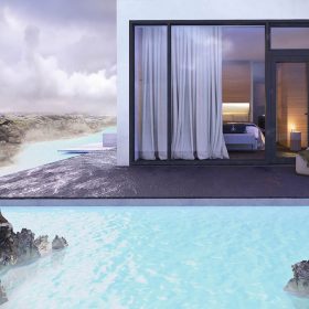 Dip your toes in the Blue Lagoon from the comfort of your suite
